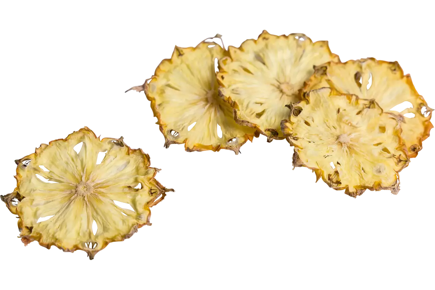 Gedr. baby ananas schijfjes 100-150st stuk 1
